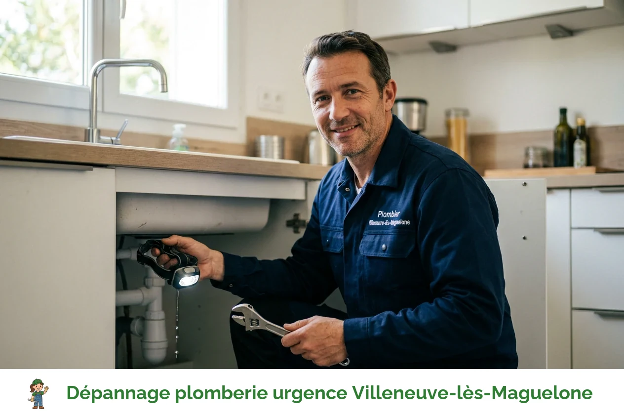 Dépannage plomberie urgence à Villeneuve-lès-Maguelone