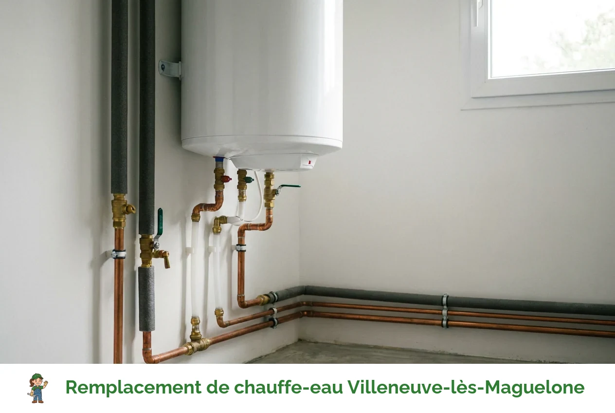 Remplacement de chauffe-eau à Villeneuve-lès-Maguelone