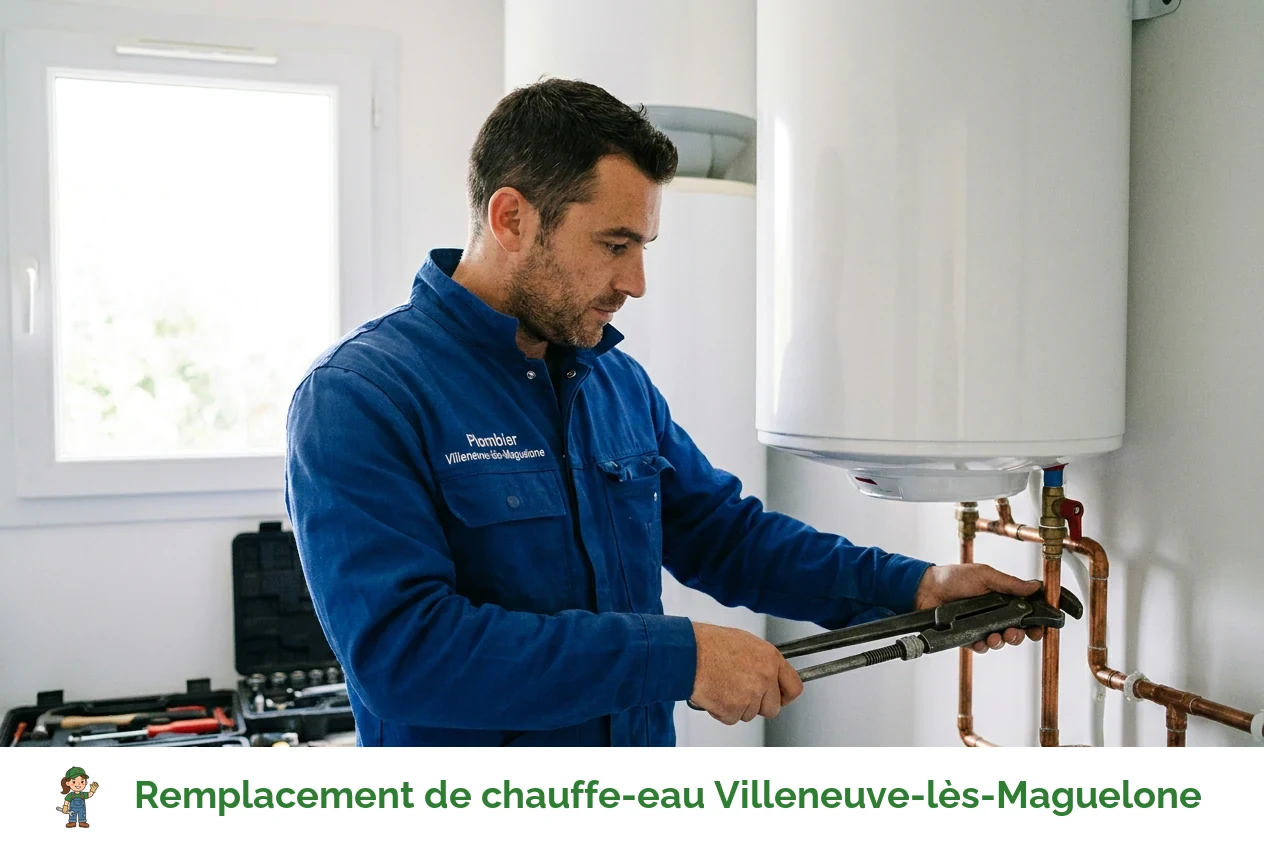 Remplacement de chauffe-eau à Villeneuve-lès-Maguelone