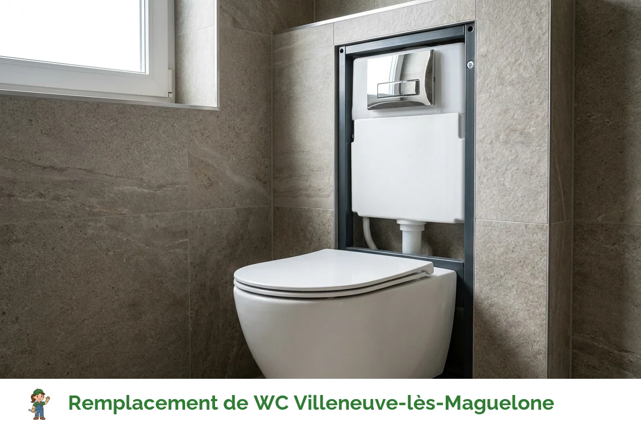 Remplacement de WC à Villeneuve-lès-Maguelone