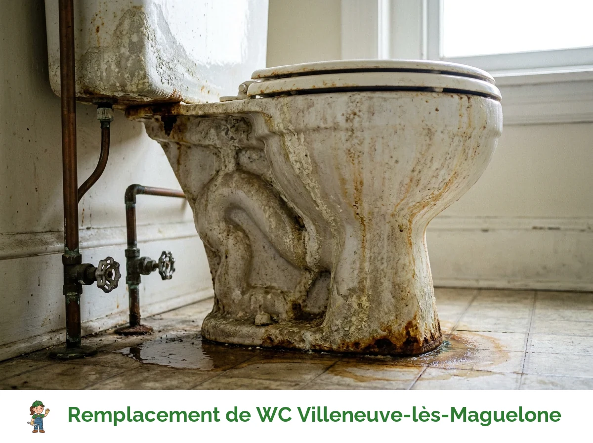 Remplacement de WC à Villeneuve-lès-Maguelone