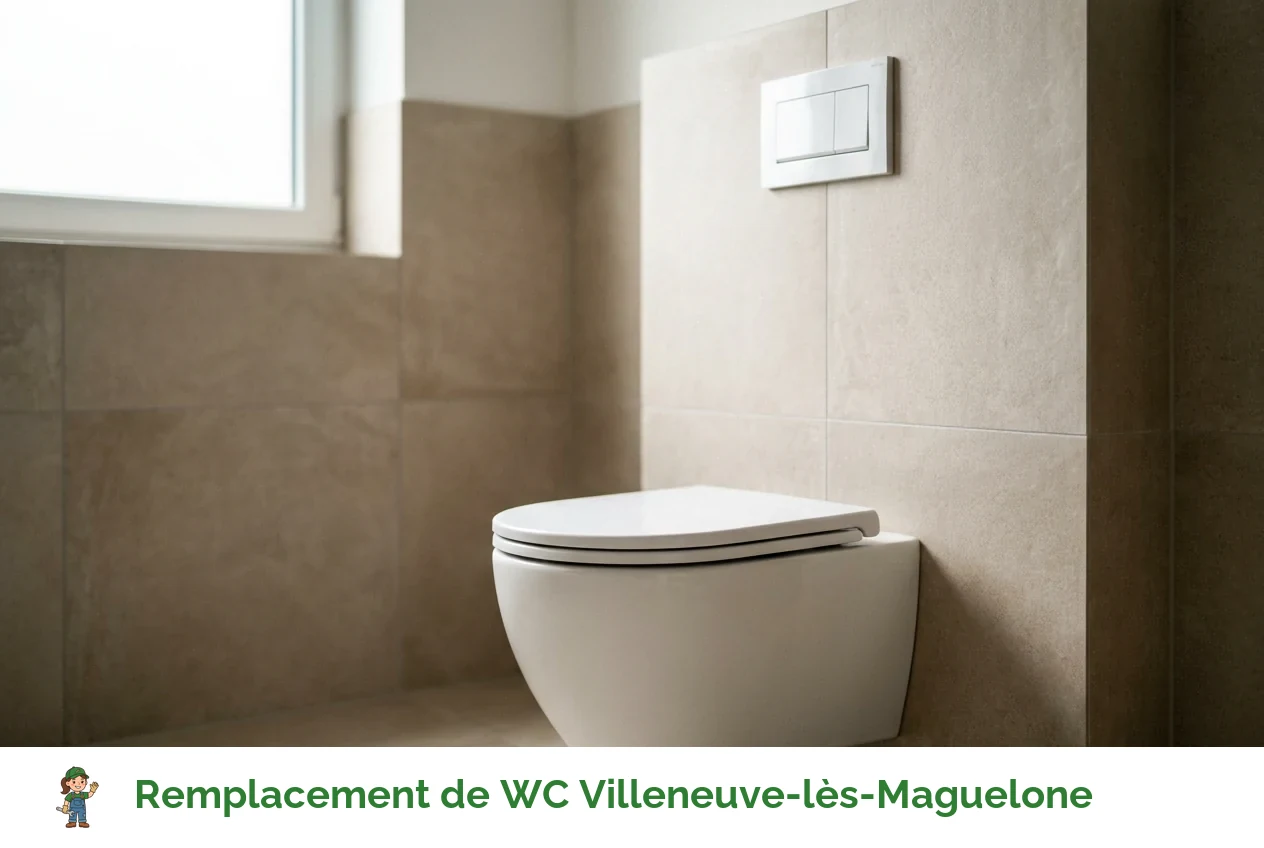Remplacement de WC à Villeneuve-lès-Maguelone