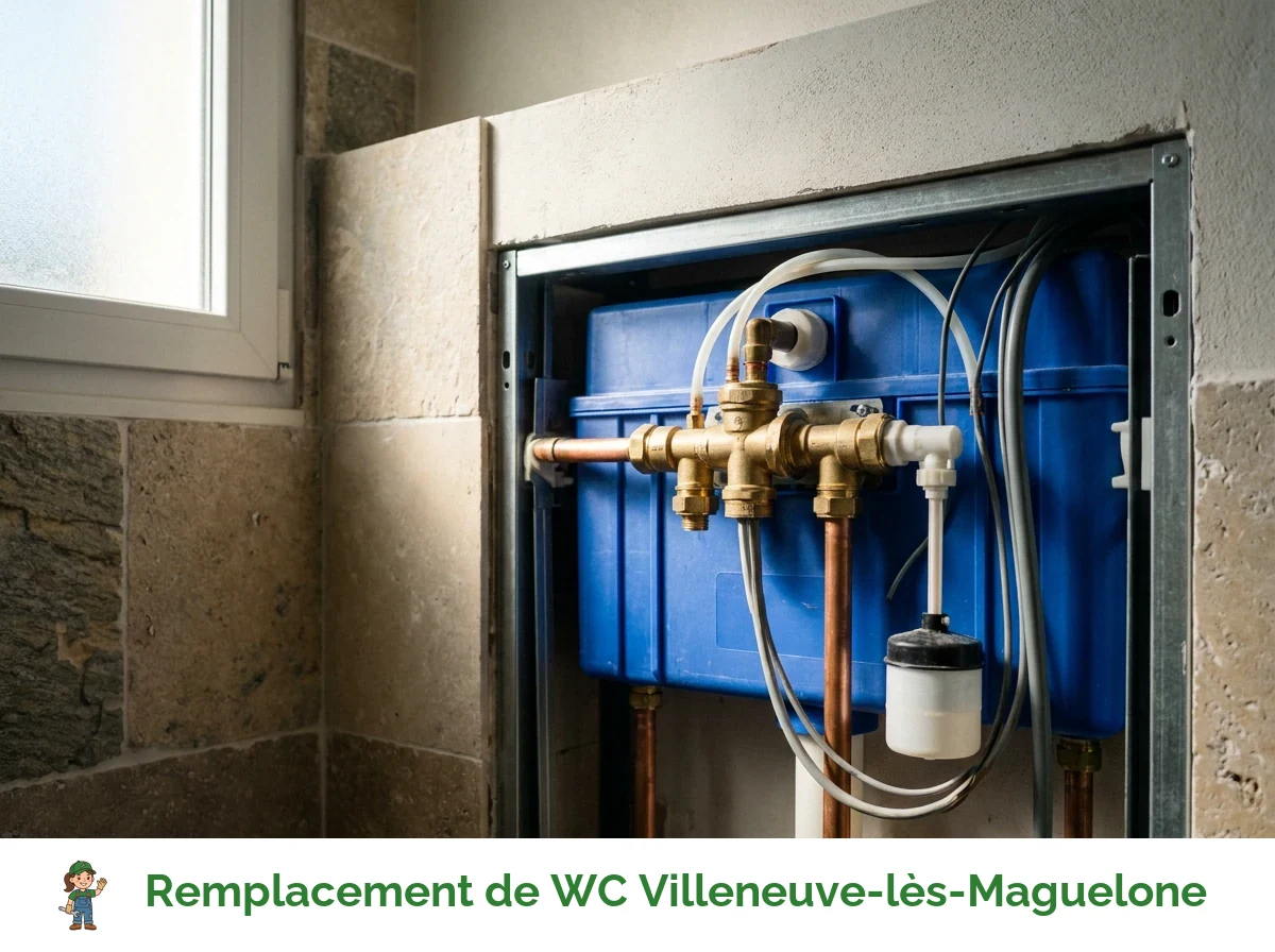 Remplacement de WC à Villeneuve-lès-Maguelone