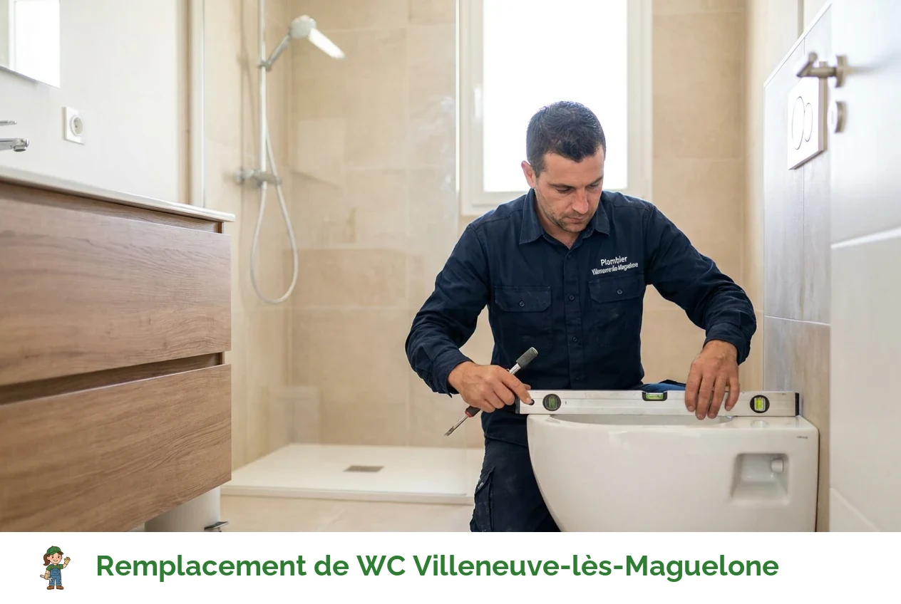 Remplacement de WC à Villeneuve-lès-Maguelone