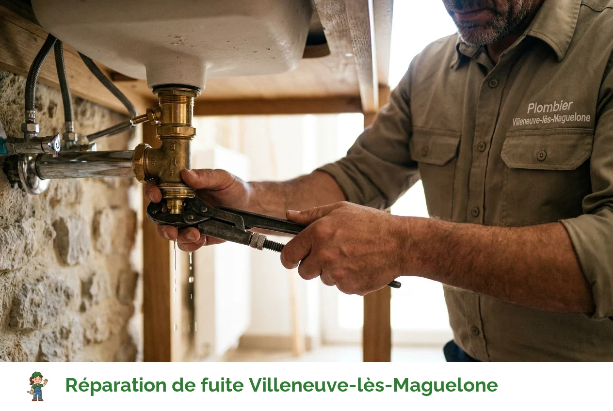 Réparation de fuite à Villeneuve-lès-Maguelone